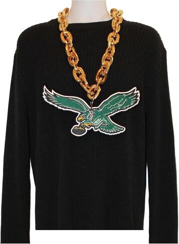 Aminco Philadelphia Eagles NFL Throwback Fan Chain, Gold in Saudi Arabia