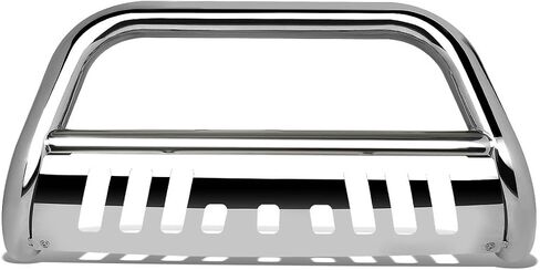 DNA Motoring BURB-003-BK Black 3" Stainless Steel Front Bumper Push Bull Bar Replacement For 07-10 Silverado in Saudi Arabia