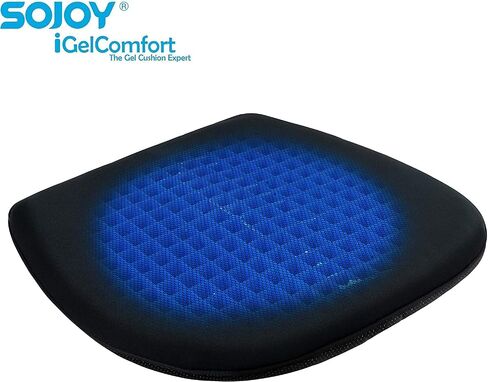 وسادة مقعد السيارة من جل Sojoy iGelComfort للجلوس لفترة طويلة، وسادة مقعد استاد محمولة مع حزام من إسفنج الذاكرة للمكتب والسيارة والملعب in Kuwait