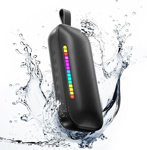 Portable Bluetooth Speaker,IPX7 Waterproof Speakers Bluetooth Wireless,20W Portable Speaker with 24Hours Playtime, for Travel,Home,Pool,Outdoor Portable Bluetooth Speakers-LFS in Saudi Arabia