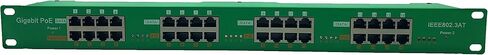 PoE Texas 4 Port PoE/PoE+ Injector with 56V 120W Power Supply - Gigabit Injector - Active Mode A Power Over Ethernet Multi Port PoE Adapter - Supports 4 PoE (802.3af or at) up to 60 watts in Kuwait