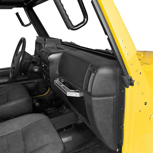 Hooke Road Wrangler Passenger Side TJ Grab Handle Aluminum Dash Grab Bar Compatible with Jeep Wrangler TJ 97-06 in Saudi Arabia