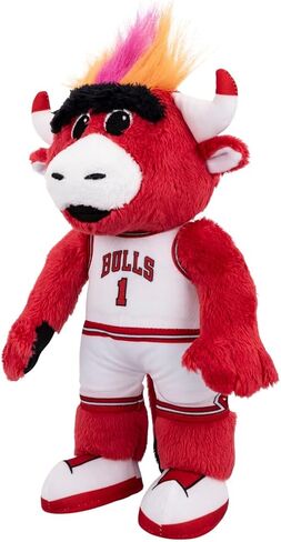 Bleacher Creatures Chicago Bulls Benny The Bull 10" Plush Figure- A Mascot for Play or Display in Saudi Arabia