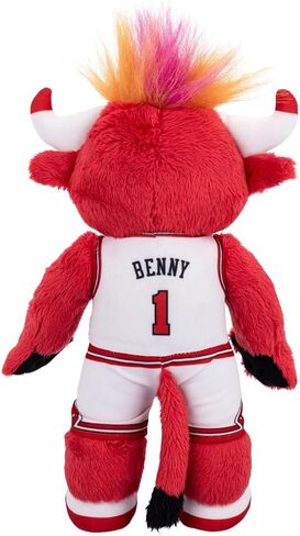Bleacher Creatures Chicago Bulls Benny The Bull 10" Plush Figure- A Mascot for Play or Display in Saudi Arabia