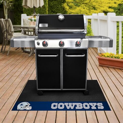 سجادة شواء من الفينيل من FANMATS NFL Dallas Cowboys، باللون الأزرق، 26 بوصة × 42 بوصة in Saudi Arabia