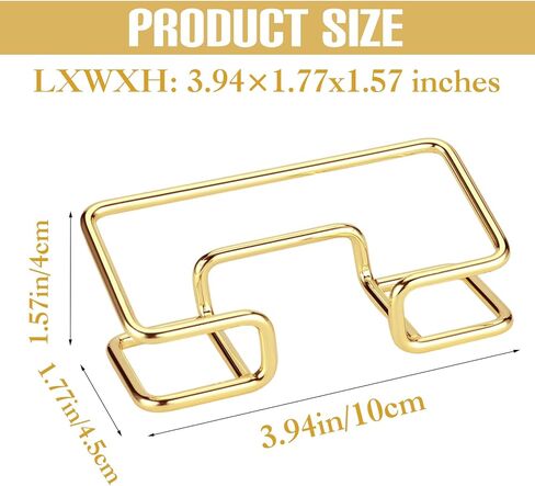 3 قطع حامل بطاقة العمل مكتب صغير ذهبي حامل عرض بطاقة العمل للنساء اسم معدني حامل بطاقة الائتمان لطيف ملحقات المكتب الحديثة منظم بطاقة العمل تخزين سطح المكتب الديكور in Kuwait