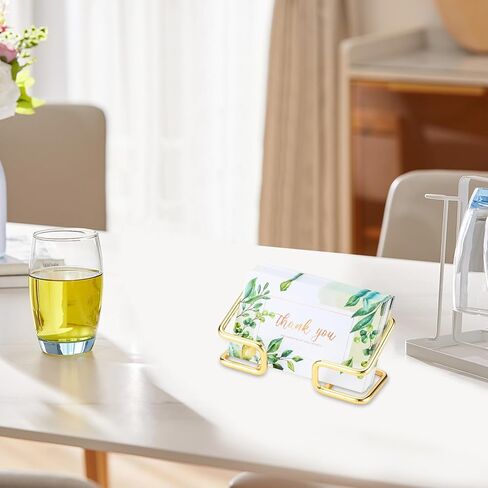 3 قطع حامل بطاقة العمل مكتب صغير ذهبي حامل عرض بطاقة العمل للنساء اسم معدني حامل بطاقة الائتمان لطيف ملحقات المكتب الحديثة منظم بطاقة العمل تخزين سطح المكتب الديكور in Kuwait