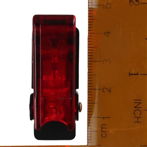 6pcs 12mm Mount Dia Toggle Switch Cover, Red Plastic Mount Dia. Toggle Switch Cover Safety Water Proof Safety Flip Cover Cap in Saudi Arabia