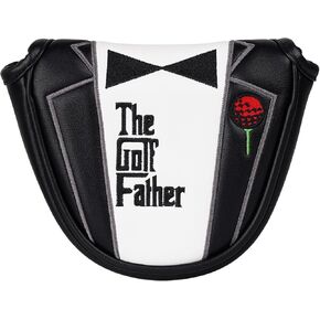The Golf Father Golf Club Covers, Golf Driver Headcover, Funny Golf Head Covers Golf Club Covers for Men, Golf Club Head Covers for Golf Clubs, Driver Fairway Utility Ut Golf Head Cover