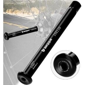 Thru Axles for Fox Suspension Forks 15mm, Aluminum Alloy Bike Hub Adapter Axle, Mountain and Road Bike Quick Release Bicycle Front Hub Thru Axle for Boost Bike Forks (15mm x 100mm/110mm)