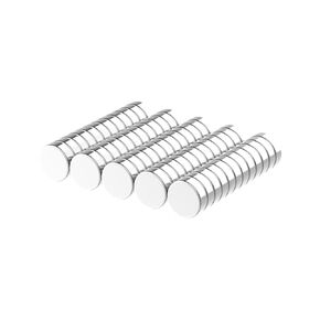 Super Strong Magnets N52-3/8" D x 1/8" H - 60 Pack, Powerful Silver Mini Neodymium Disc Magnets, Mighty Small Rare Earth Magnets for Fridge,DIY,Building,Scientific,Craft,Office Magnets