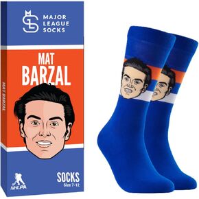 Major League Socks - NHL New York Islanders - Various Players - Hockey Fan Holiday Gift Unisex Apparel (Size 7-13)