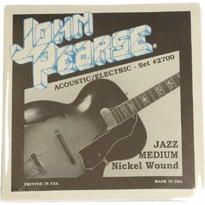 John Pearse Electric Strings Pure Nickel Jazz Medium 12-52