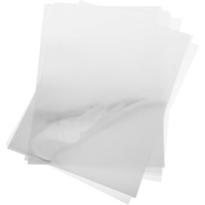 Cabilock 100pcs Transparent Exposure Film Photosensitive Film Seal Film Thermal Insulation Film Practical Film High Transparency Film Seal Supplies Seal Material Practical Stamp Film