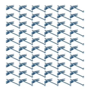 Toggle Bolts for Drywall, 60 Pcs 3/16 x 3 Inch Toggle Drywall Anchors Kit, Carbon Steel Butterfly Anchors for Ceiling, Hollow Wall, Sheetrock