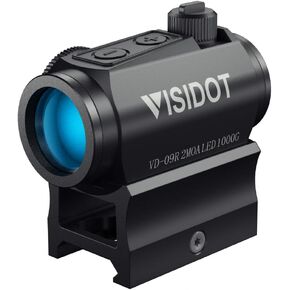 R9 Red Dot Sight, 1X20mm Shake Awake 2 MOA Red Dot Optics, IPX7 Waterproof & Fogproof, 50,000H Battery Life Red Dot Scope, Red Dot Sight for Picatinny Rail with Absolute Co Witness Riser
