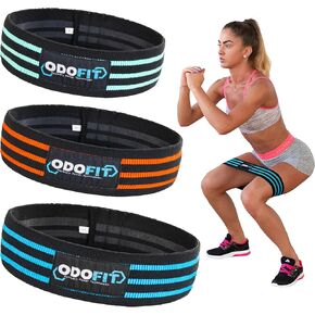 Non-Slip Booty Bands Set – Fabric Resistance Bands for Working Out – Exercise Bands for Home Gym & Stretch Bands for Exercise, Yoga – Workout Bands for Glutes, HIPS, Thighs & Legs (Set of 3)