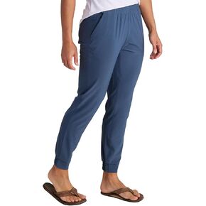 Free Fly Women's Pull-On Breeze Jogger - Sun Protection UPF 50+ Pants with Pockets, Joggers with Bamboo Viscose Lining