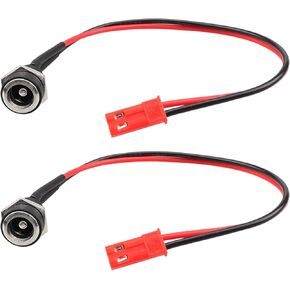 Coaxial Charger Port 5.5 mm OD, 2.5 mm ID Charger Port Battery Charging Harness Replacement Compatible with GOTRAX GXL V2 XR Elite XR Ultra Apex Rival Electric Scooter 2 Cable Power (2)