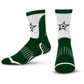 للأقدام العارية NHL Adult Risplge Team Mass Mass و Womens Quarter Socks (Dallas Stars - Forest Green ، Medium) in Kuwait