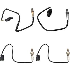 TRQ Oxygen O2 02 Sensor Upstream & Downstream Set of 4 Compatible with 2011-2014 Ford F-150