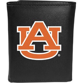 Siskiyou Leather Tri-fold Wallet & Steel Key Chain