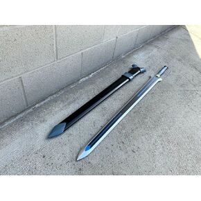 46" SAO New Version Kirito Ordinal Scale Foam Cosplay Sword with Scabbard Blade Costume