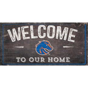 Fan Creations Boise State Welcome Distressed 6 x 12, Multi