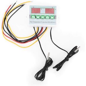 ZFX-ST3012 12V/24V/220V DC Digital Temperature Controller, -50~110 Intelligent Display Electric Microcomputer Thermostat (220V)
