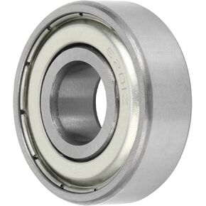 ACROPIX 6201z Deep Groove Ball Bearings P6 12x32x10mm Lubricated Bearings Metal Seal Silver Tone Scooter Skateboard Wheel