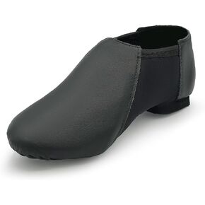 Jazz Leather Shoes with Rubber Soles, Low Profile, Split Sole, JZ45 Janus