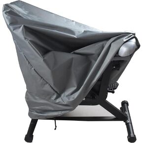 Mini Lustrous Exercise Bike Cover, Indoor Cycling Bike Stationary Cover Fitness Bikes for Home Gym Workout Bike Training Bike Outdoor Cover, Gray