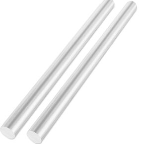2PCS Aluminum Rod 1-1/4 inch Aluminum Round Bar Stock 6061 Solid Extruded Lathe Bar Stock Aluminum Round Rod 16 inch Round Aluminum Bars for Industrial, DIY Craft