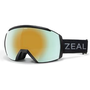 نظارة ثلجية من Zeal Optics لنصف الكرة الأرضية، مرآة ليلية داكنة/كيمياء، مقاس متوسط