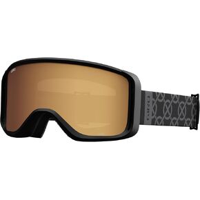 Giro Sagen Ski Goggles - Snowboard Goggles for Men, Women and Youth - Black Monogram Strap with Amber Gold/Yellow Lenses
