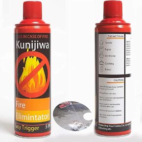 Fire Extinguisher, Fire Spray Water-Based, StaySafe 5-in-1 Fire Extinguisher for Home, Kitchen, Car, Garage, Boat, Travel, Easy to Carry, Prevent Re-Ignition