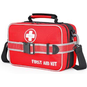 TELIAO Comprehensive Premium 430 Piece Emergency First Aid Kit, Large Medical Kits for Home, Car, Camping, Travel, Hiking, Truck, Sports & Outdoor Emergencies, Businesses & Home Medical Supplies