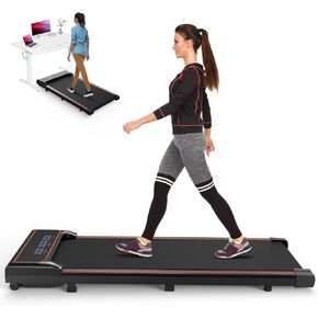 OLIXIS Quiet Compact Treadmill for Small Spaces, Slim Armless Walking Pad for Under-Desk Workouts, Portable and Easy to Store, Ideal for Apartments and Home Office Fitness in Kuwait