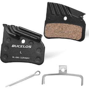 BUCKLOS BL-05S Bike Brake Pads,Ceramic Bicycle Disc Brake Pads Compatible with Shimano N03A N04C D02S D03S BR-M9120 BR-M8120 BR-M7120