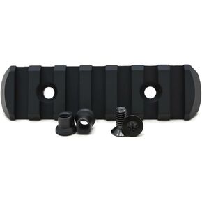 7-Slot KeyMod Aluminum Picatinny Rail Section Accessory - Proudly Made in USA - Includes 2 KeyMods & 2 Screws