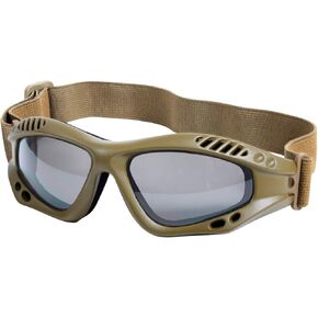 Coyote Brown Tactical High Impact Shatterproof Goggles