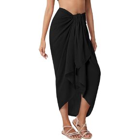 QIANXIZHAN Women's Swimsuit Cover Up,Beach Sarong Wrap Bottom Coverup for Women Short Skirt