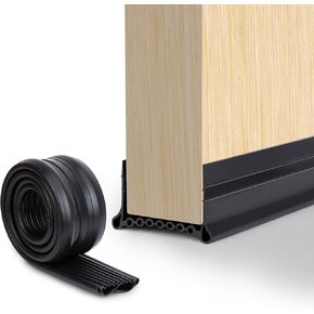 Under Door Draft Stopper - Strong Adhesive Door Seal Blocker Soundproof Door Sweep Weather Stripping Noise Insulator for Bottom of Door