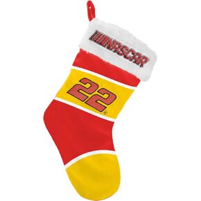 FOCO NASCAR Joey Logano Embroidered Colorblock Stocking