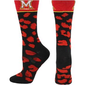 TCK Maryland Terrapins Socks Womens Savage Crew Socks