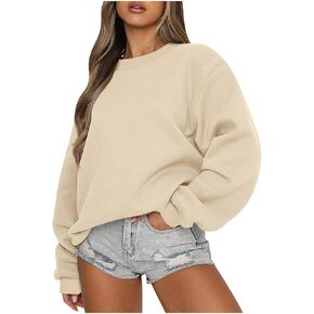 Sweatshirt for Women Crewneck Oversized Long Sleeve Pullover Loose Fit Casual Outfits Fall Sweatshirs 2024