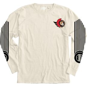 Blue 84 NHL مرخص رسميًا T-Shirt Ringspun Ivory Sleveshot in Kuwait