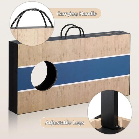 Cornhole يضع 2'x1 'مع 6 أكياس فول ، وألعاب ثقب الذرة للبالغين في الهواء الطلق حقيبة الفاصوليا in Saudi Arabia