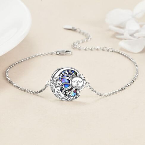 Surfboard Bracelet Sterling Silver Surfer Bracelet Ocean Wave Opal Jewelry Surfing Gift for Women in Saudi Arabia