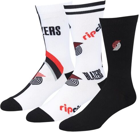 PKWY Unisex 3-Pack Trail Blazers MVP Team Crew Socks in Saudi Arabia